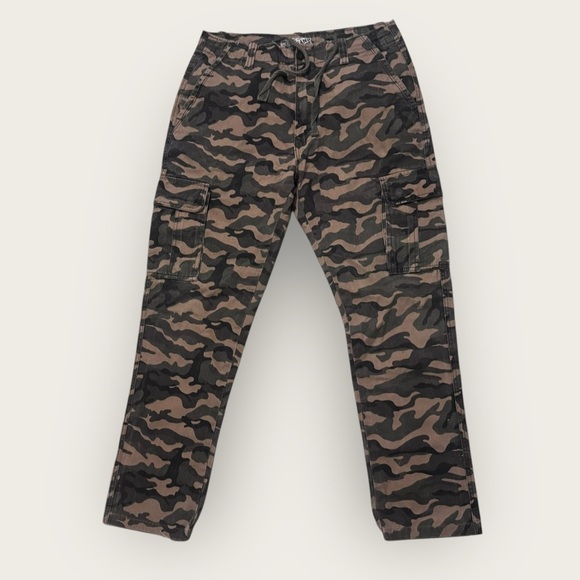 Victoria Secret VSX Y2K Camo 100% Cotton Utility Military Pants Sz 30 Cargo Army - Picture 10 of 15